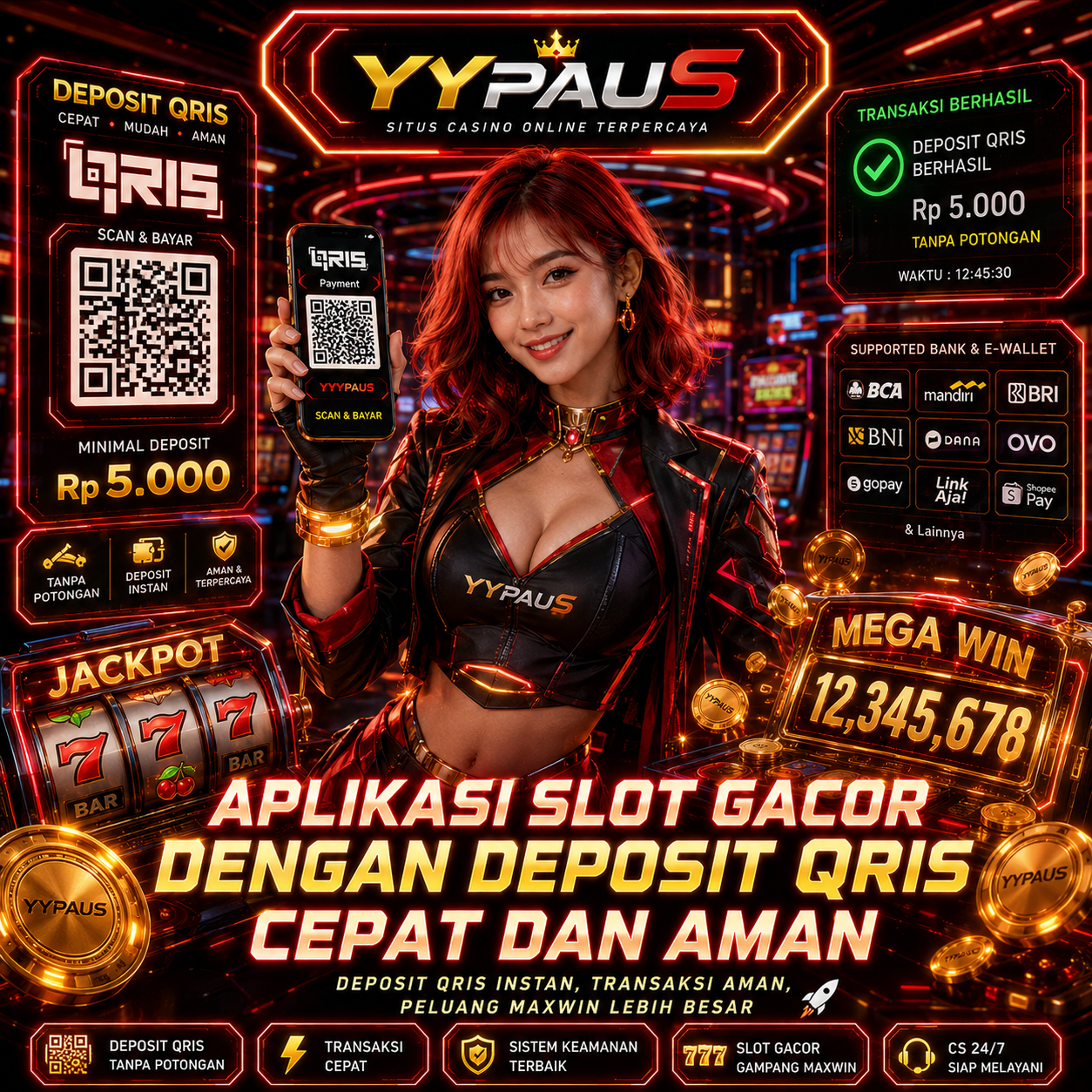 YYPAUS # Aplikasi Slot Gacor dengan Deposit QRIS Cepat dan Aman